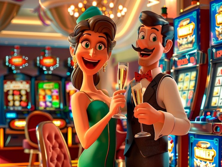 Tangkapan layar dashboard aplikasi emasslot menampilkan menu sportsbook, live casino, dan slot games